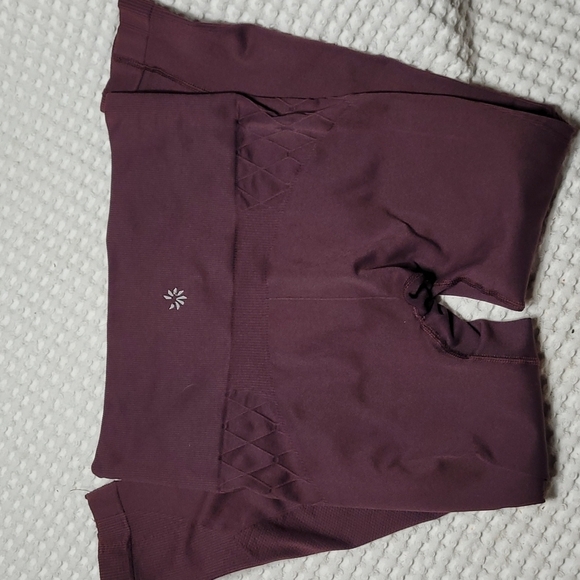 Athleta* Leggings* Cabernet* Sz S - Picture 5 of 5
